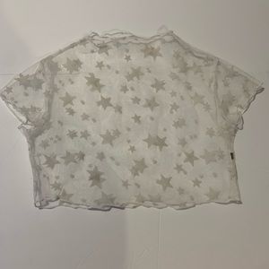 Shein mesh top w star details